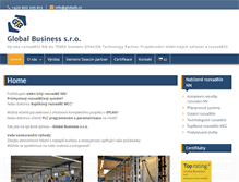 Tablet Screenshot of globalb.cz